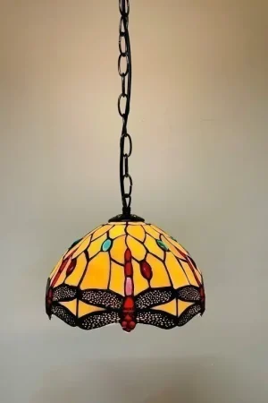 Actieprijs Tiffany hanglamp Dragonfly 25cm