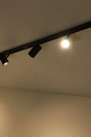 Spanningsrail 200cm Spot 6-lichts zwart Nieuw