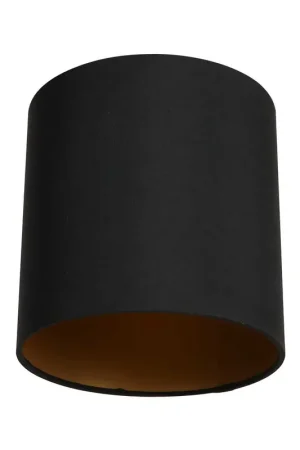 Zwarte cilindervormige lampenkap modern Mexlite Koop Vandaag