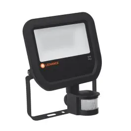 Bestel Nu Ledvance LED Floodlight 50W 4000K 5500lm IP65 Zwart | Symmetrisch - met Sensor - Vervangt 100W