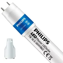 Aanbieding Philips LED Buis T8 MASTER (EM/Mains) High Output 16.5W 2100lm - 865 Daglicht | 120cm - Sensor - Vervangt 36W