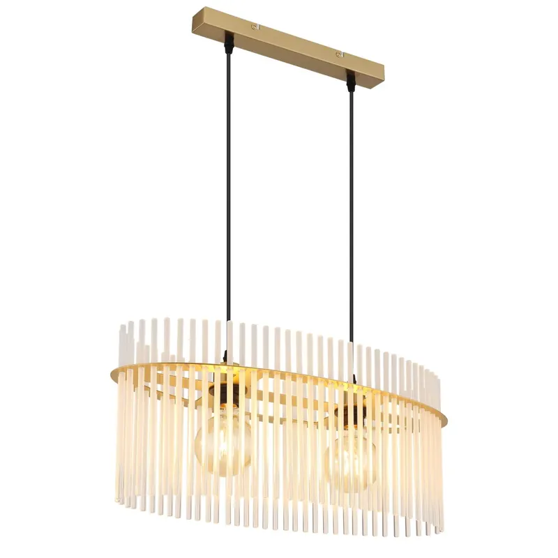 Elegante hanglamp met ovaal design glas Gorley Tijdelijk Beschikbaar