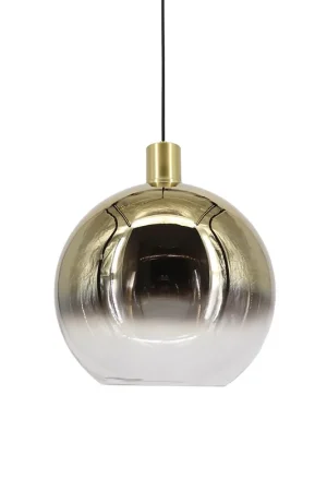 Merkproduct HL goud 1l “Rosario“ Ø20cm bol goud/helder