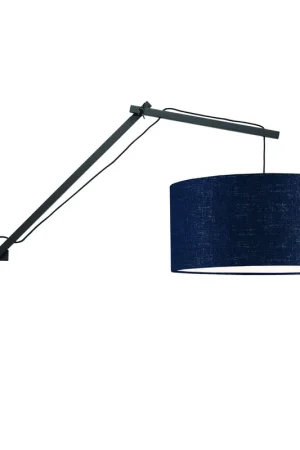 Blauwe wandlamp dubbelgewricht breed GOOD&MOJO Andes Populair