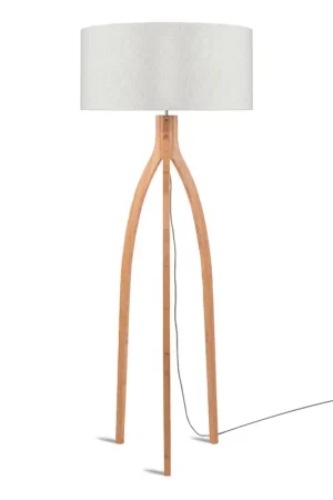 Witgrijze vloerlamp kruk klein GOOD&MOJO Annapurna Koop Vandaag