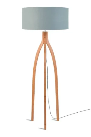 Lichtgrijze vloerlamp kruk klein GOOD&MOJO Annapurna Shop Nu