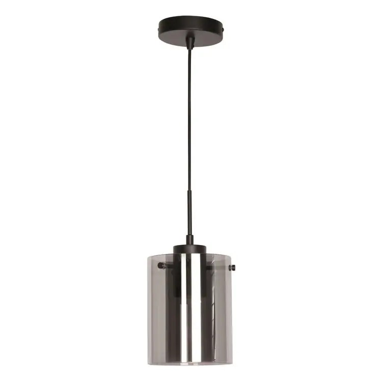 Hanglamp Interno Zwart / Smoke Glas Goedkoop
