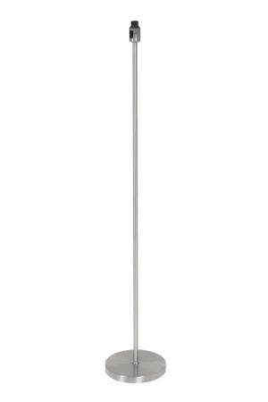 Hete Deal Vloerlamp Noor 3403ST Staal zonder kap met E27 fitting