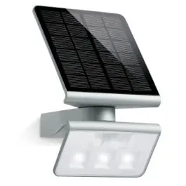Seizoensaanbieding Steinel LED Wandlamp XSolar L-S Zilver 150lm - 830 Warm Wit | Solar - Bewegings- En Lichtsensor
