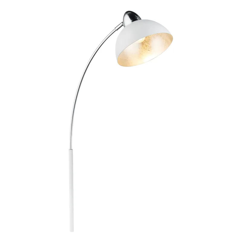 Metalen trendy witte vloerlamp Globo Anita Must-Have