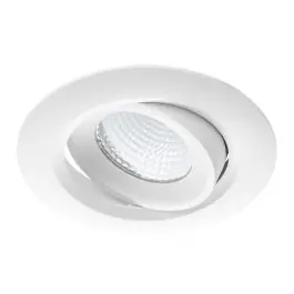 Actieprijs Noxion LED Spot Droplet Kantelbaar Wit 6W 400lm 36D - 927 Zeer Warm Wit | Zaagmaat 85mm - IP44 - Beste Kleurweergave - Dimbaar