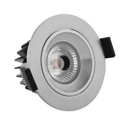 Noxion LED Spot Diamond Kantelbaar Aluminium 6W 400lm 36D - 927 Zeer Warm Wit | Zaagmaat 83mm - IP44 - Beste Kleurweergave - Dimbaar Op = Op