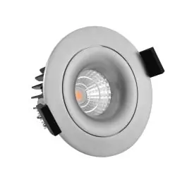 Noxion LED Spot Leda Kantelbaar Aluminium 6W 400lm 36D - 927 Zeer Warm Wit | Zaagmaat 83mm - IP44 - Beste Kleurweergave - Dimbaar Finale Uitverkoop