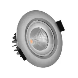 Noxion LED Spot Droplet Kantelbaar Aluminium 6W 400lm 36D - 927 Zeer Warm Wit | Zaagmaat 85mm - IP44 - Beste Kleurweergave - Dimbaar Dagaanbieding