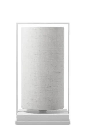 Bestseller By Eve Table Tube 40 Wood Fabric White