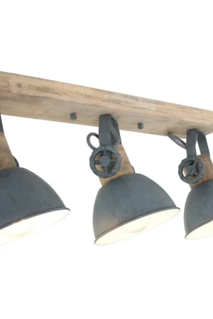 Favoriet Plafondspot Mexlite Gearwood Grijs
