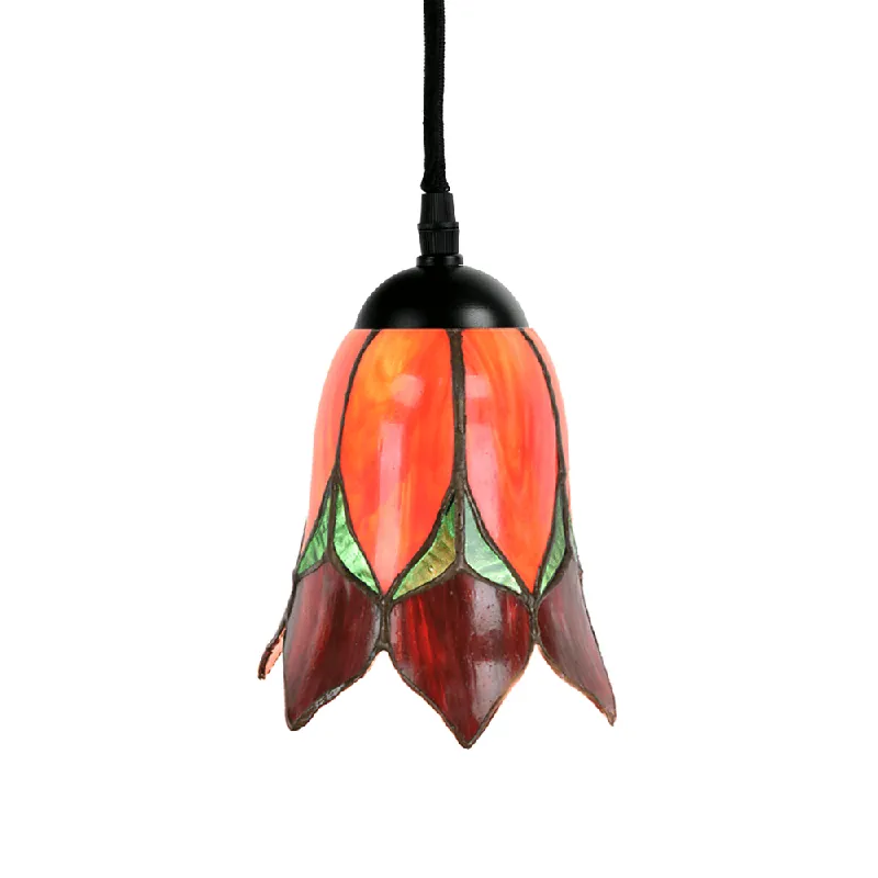 Tiffany Hanglamp Lovely Flower Red Lage Prijs