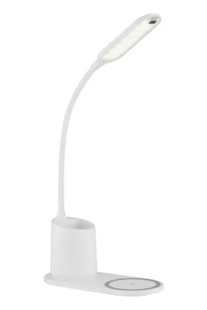 Witte ovale oplaadbare tafellamp Globo Melli Beste Prijs