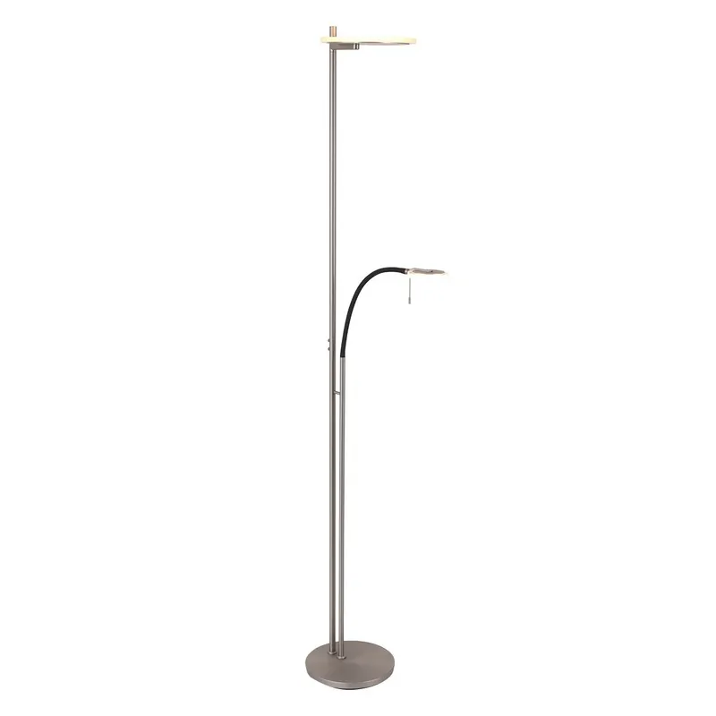 Vloerlamp Turound 2988ST staal met helder glas Gecertificeerd