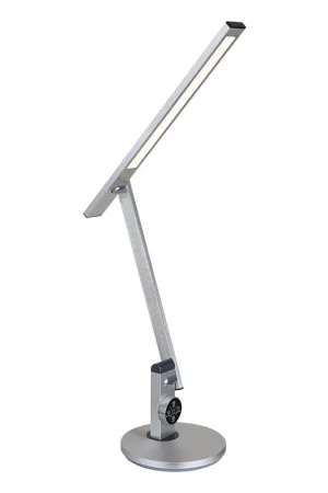 Staalkleurige design tafellamp functie-display Globo Solana Snelle Levering