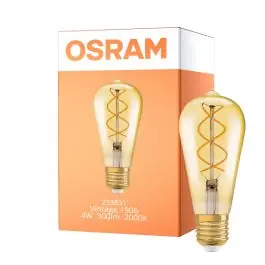 Snelle Levering Osram Vintage 1906 LED E27 Edison Filament Goud 4W 300lm - 820 Zeer Warm Wit | Vervangt 25W