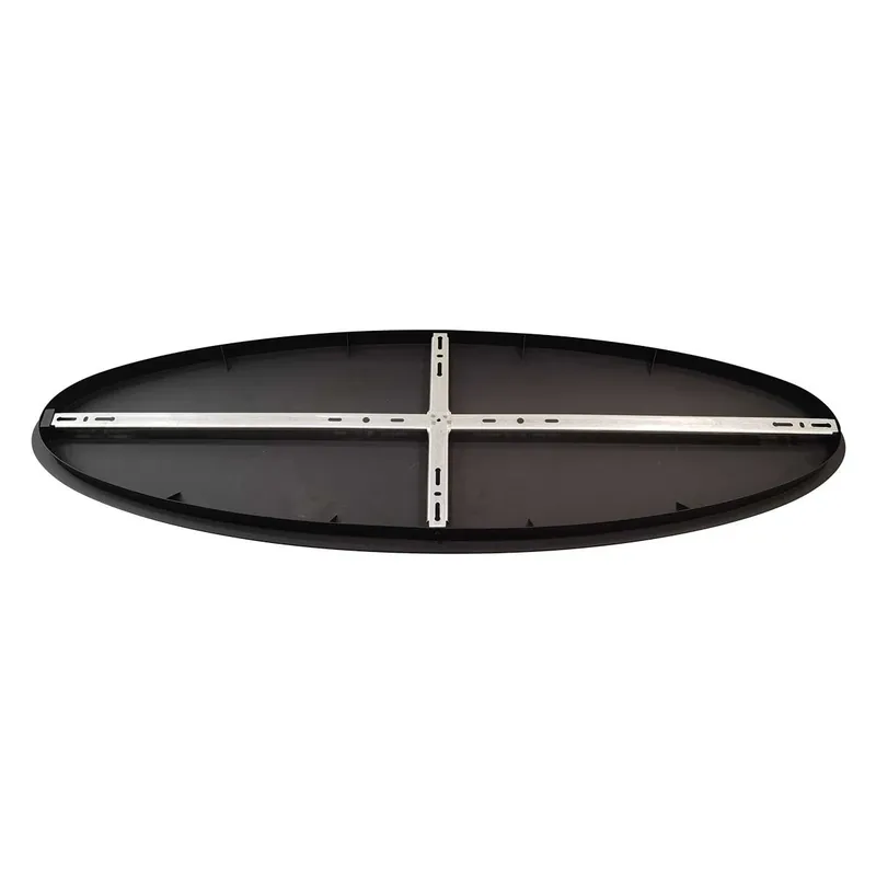 Ovale plafondplaat I15428S Zwart 120 x 40 x 3 cm met ophangbeugel Beste Prijs
