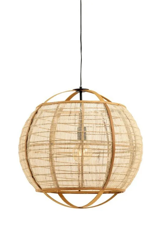 Rechtstreeks Van De Fabrikant 2972113 – Hanglamp Ø50,5×50 cm REEVA linnen beige