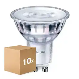 Uitverkoop Voordeelpak 10x Philips Corepro LED Spot GU10 PAR16 4W 345lm 36D - 827 Zeer Warm Wit | Dimbaar - Vervangt 50W