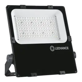 Ledvance LED Floodlight Performance Zwart 100W 11800lm 45x140D - 830 Warm Wit | IP66 - Asymmetrisch Koop Vandaag