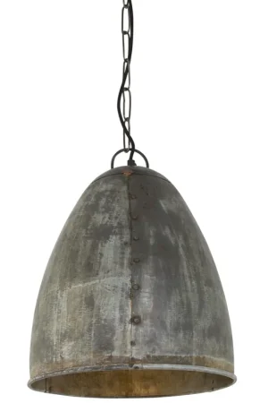 Vintage hanglamp Light & Living Eelkje verweerd staal Express Levering