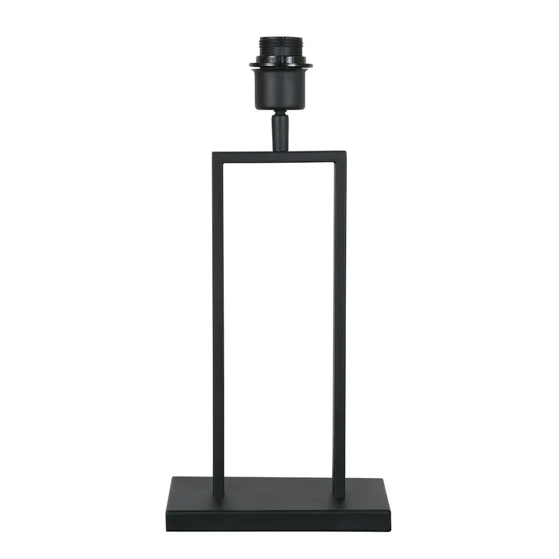 Zwarte tafellamp Stang 3843ZW met E27 fitting zonder kap Express Levering
