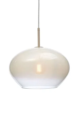Moderne metaal glazen hanglamp wit It's About RoMi Bologna Weekendaanbieding