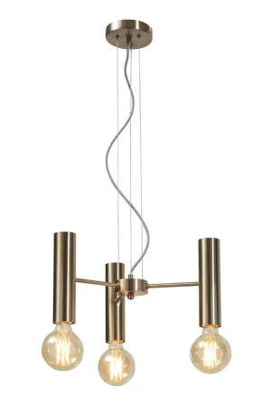 Speciale Aanbieding Goudkleurige open hanglamp 3-lamps It's About RoMi Cannes