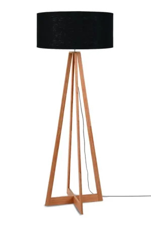 Zwarte vloerlamp 3-hoek GOOD&MOJO Everest Direct Beschikbaar