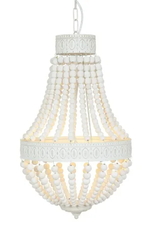 Hanglamp Ella 10191W Wit Direct Verzonden