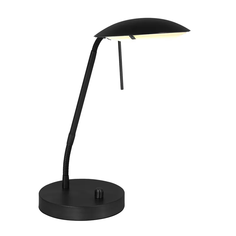 Shop Nu Moderne zwarte tafellamp Mexlite Eloi