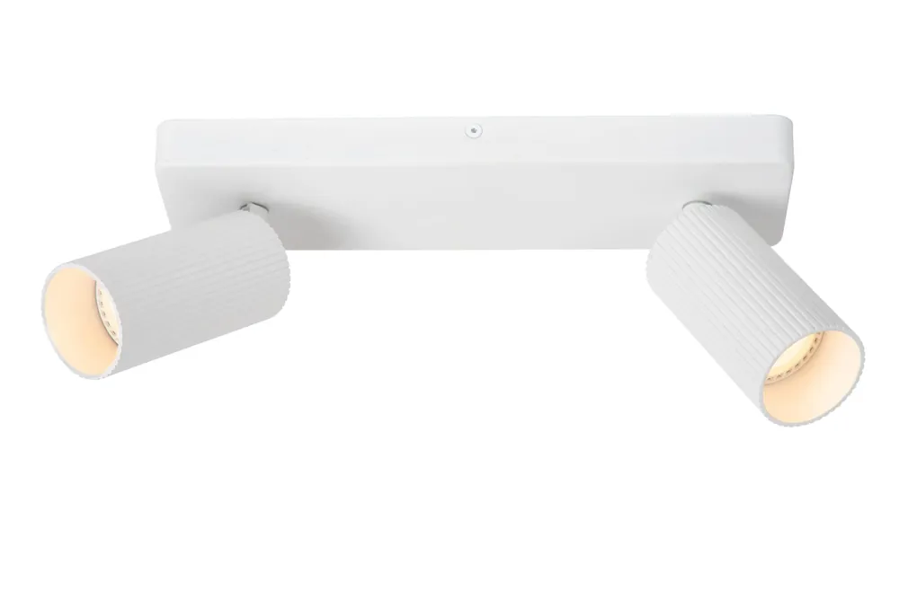 Lucide CLUBS – Plafondspot – 2xGU10 – Wit Gratis Retour