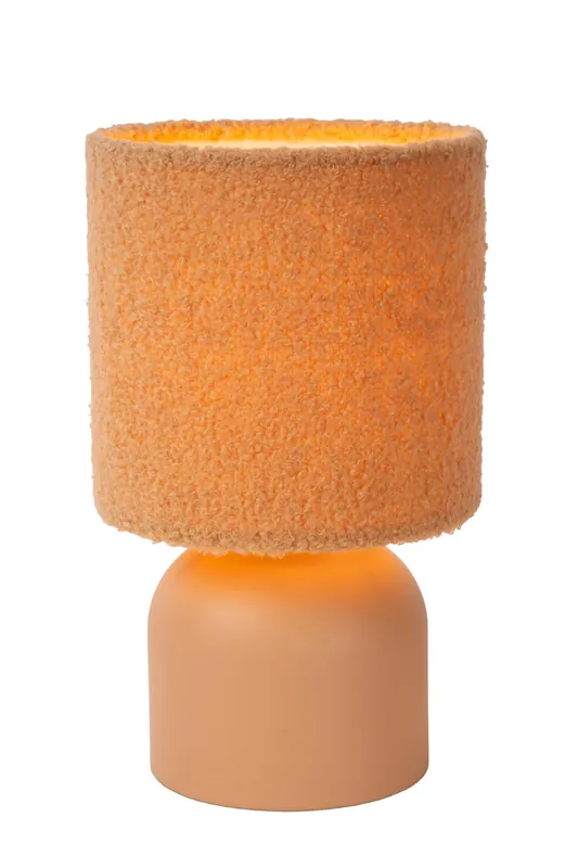 Bestseller Lucide WOOLLY – Tafellamp – Ø 16 cm – 1xE14 – Okergeel