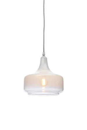 Snelle Levering Metalen-glazen hanglamp wit Scandinavisch It's About RoMi Reykjavik