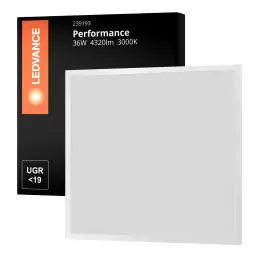 Aanbieding Ledvance LED Paneel Performance 36W 4320lm - 830 Warm Wit | 60x60cm - UGR <19 - Dali Dimbaar
