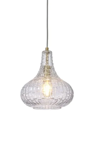 Beste Prijs Transparante hanglamp klassiek glas metaal It's About RoMi Venice