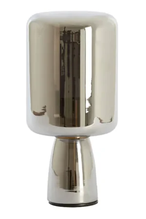 Retro witte rookglazen tafellamp Light & Living Lotta Snelle Levering