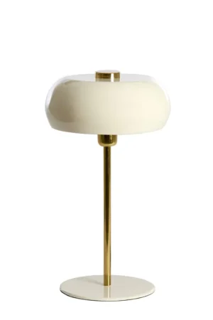 Moderne tafellamp wit-goud Light & Living Surin Gratis Verzending