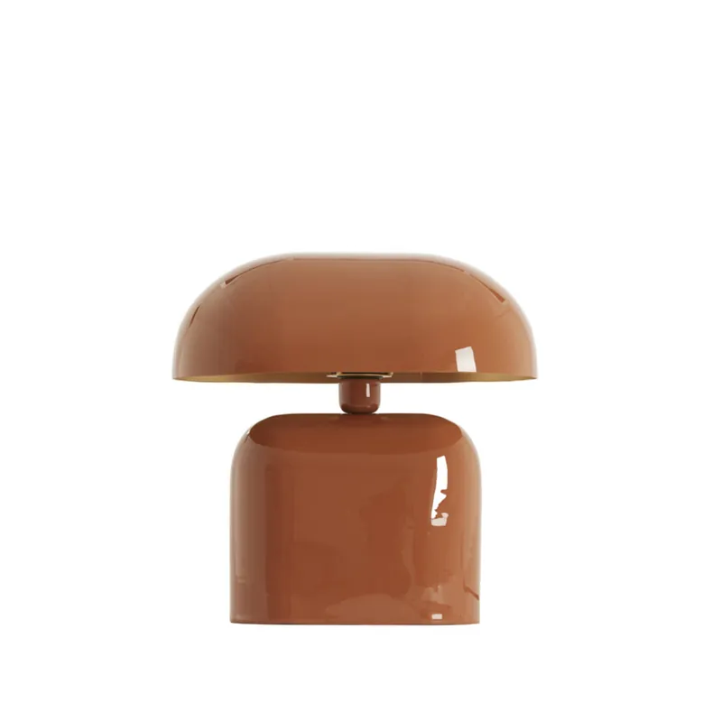 Sfeervolle tafellamp in donker oranje als kleuraccent Light & Living Todd Nu Kopen