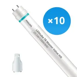 Nieuw Voordeelpak 10x Philips LED Buis T8 MASTER Value (EM/Mains) High Output 20.5W 3100lm - 840 Koel Wit | 150cm - Vervangt 58W