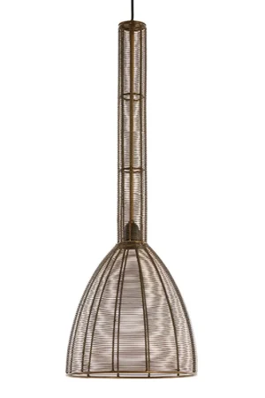 Rustieke messing metalen hanglamp Light & Living Tartu Favoriet