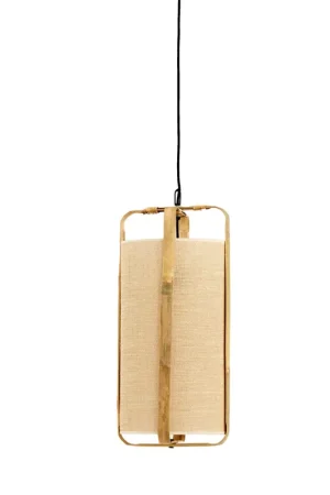 Merkproduct Beige hanglamp frame bamboe Light & Living Sendai
