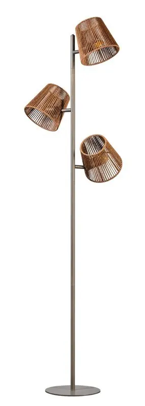 Koop Vandaag ETH Daan Vloerlamp 3xE27 Anodic brown