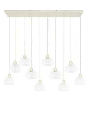 Set transparante glazen hanglampen Light & Living Bisho Lage Prijs