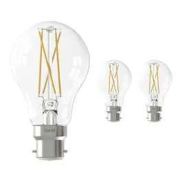 Voordeelpak 3x Calex Smart Tuya Wifi B22 Peer Filament 7W 806lm - 818-830 Afstembaar Wit | Dimbaar - Vervangt 60W Lage Kosten